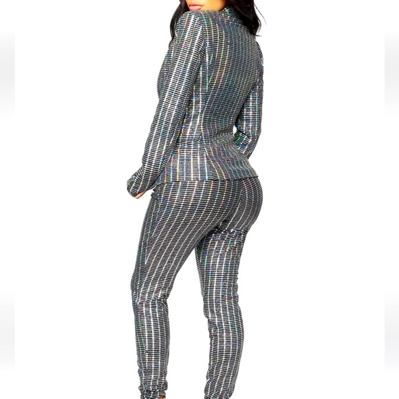 Metallic sparkling Disco Set XL - Picture 5 of 8